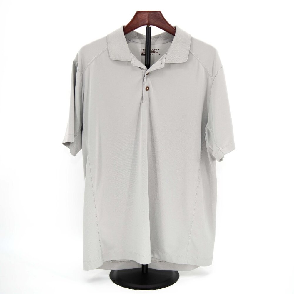 Nike Dri-Fit golf polo shirt in men's size LARGE. In excellent condition.